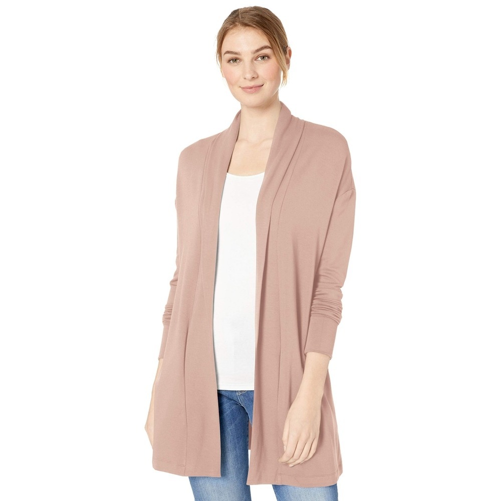 Daily Ritual Women's Soft‎ Pink Cardigan